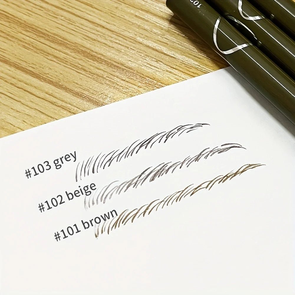 Trenches of Mariana ultra fine eyebrow pen in black, waterproof, smudge-proof, high pigmented liquid eyebrow pencil.