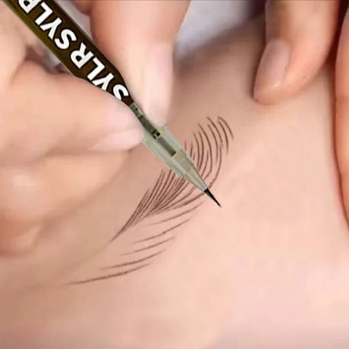 Trenches of Mariana ultra fine eyebrow pen with long-lasting, waterproof, smudge-proof, high pigment liquid eyebrow pencil.