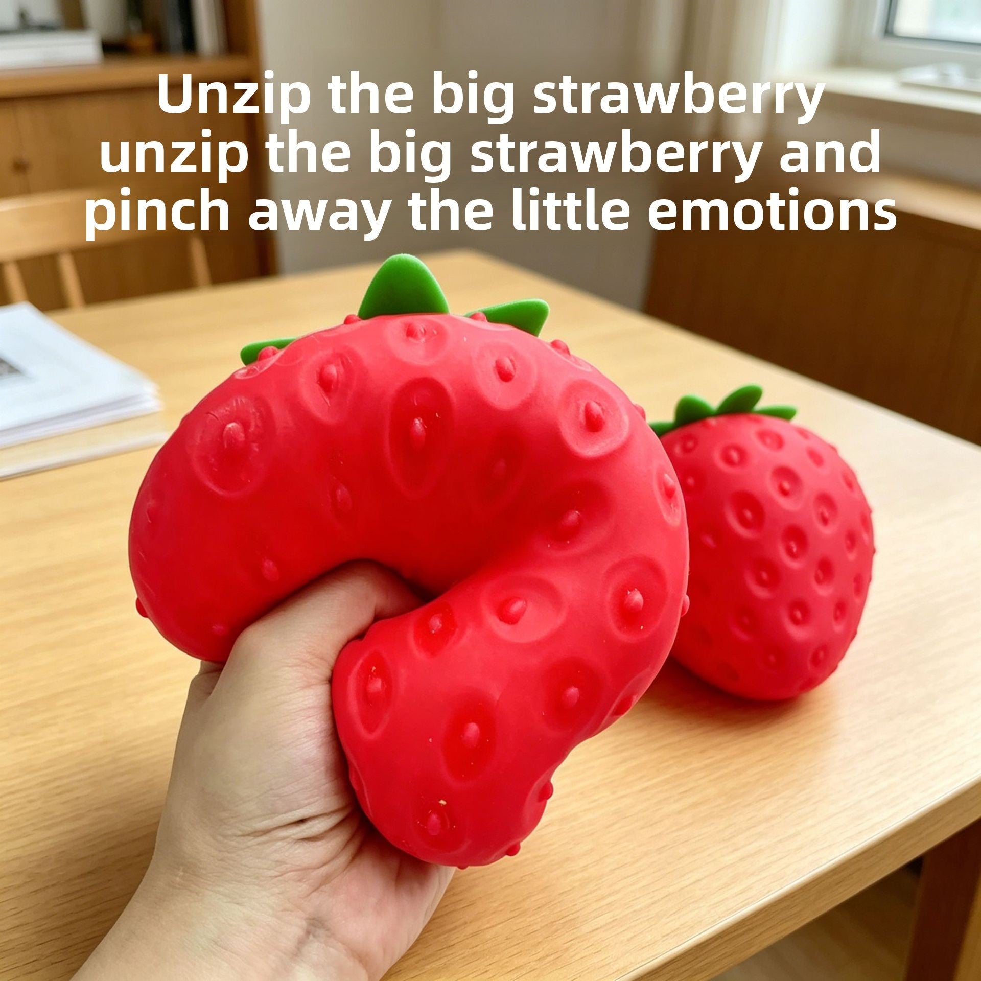 New Slow-Rebound Strawberry Simulation Fruit Model by Trenches of Mariana