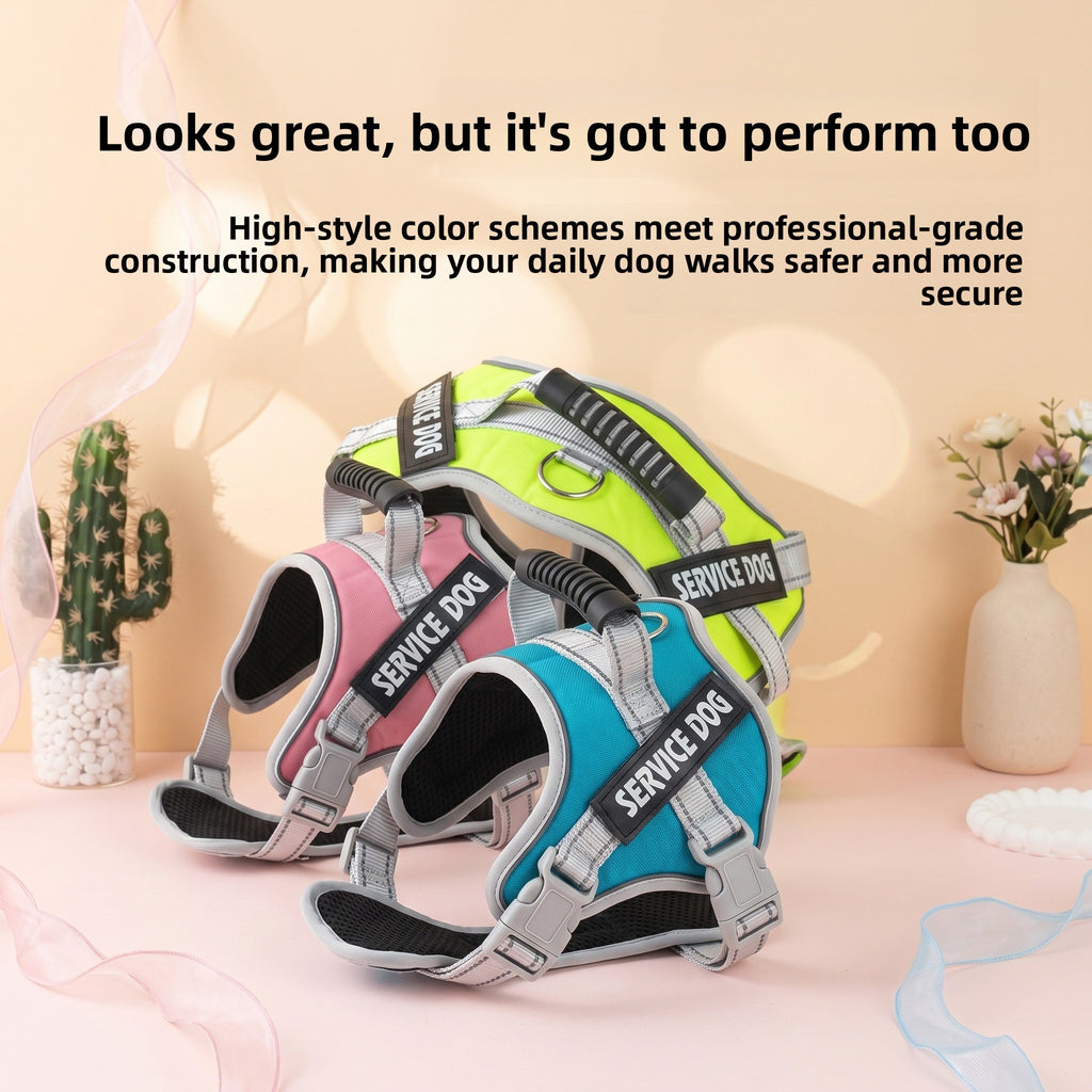 Adjustable Breathable Mesh Dog Harness by Trenches of Mariana