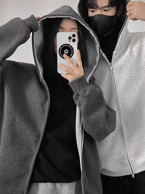 Stylish Hooded Zip Sweatshirt