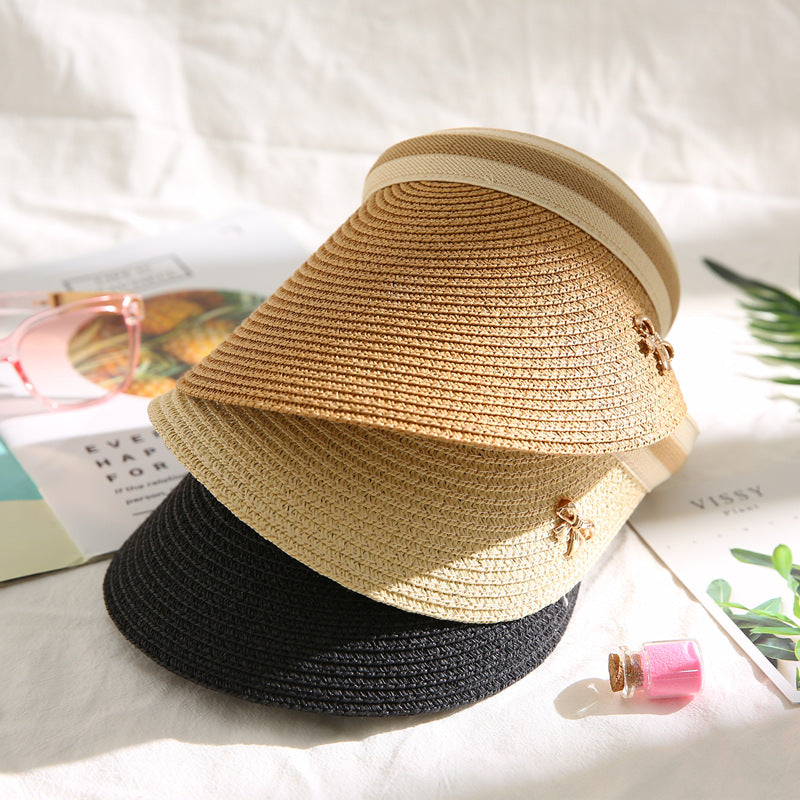 Trenches of Mariana visor hat with wide brim and adjustable strap, perfect for sun protection and casual outdoor wear.