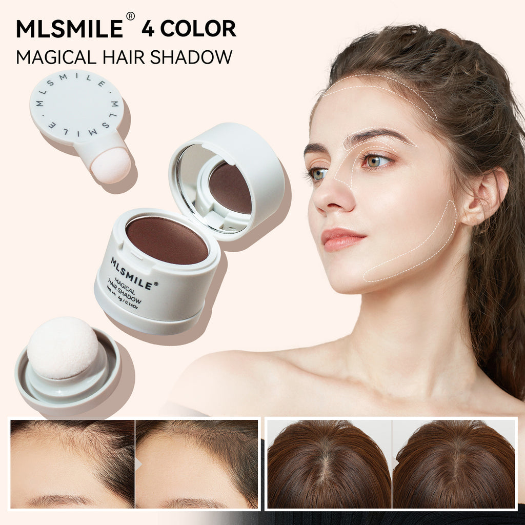 Contouring and shading powder for concealing and filling in hairlines, waterproof and long-lasting eyebrow powder and pomade, multi-functional makeup by Trenches of Mariana