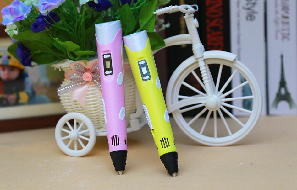 3D print pen 3D pen two generation graffiti 3D stereoscopic paintbrush children puzzle painting toys by Trenches of Mariana