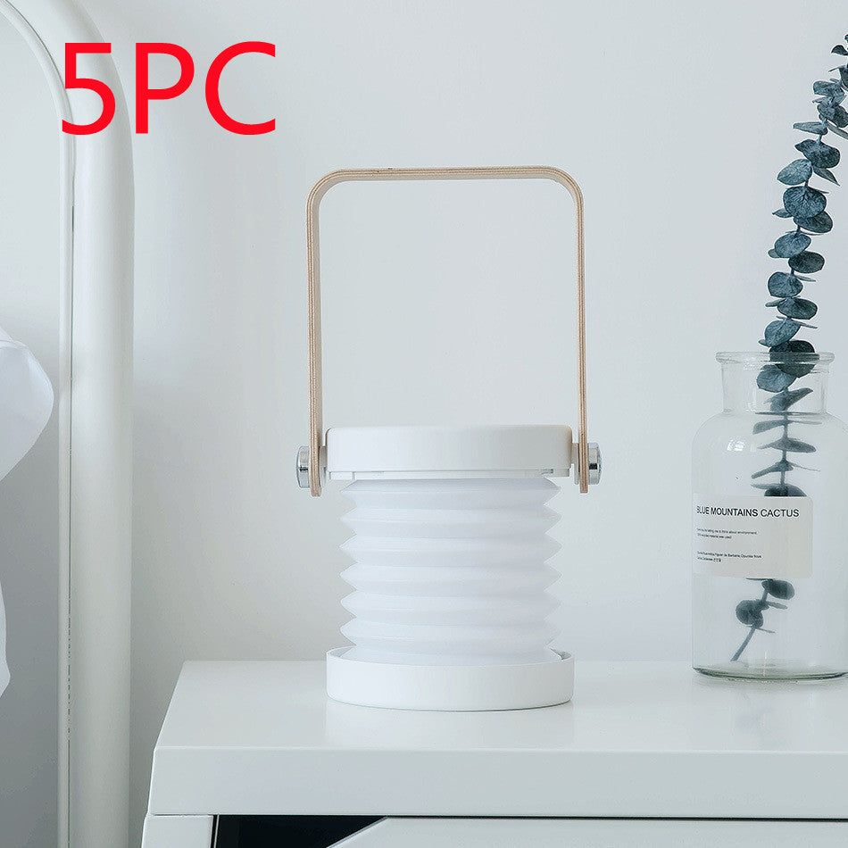 Foldable Touch Dimmable Reading LED Night Light Portable Lantern Lamp USB Rechargeable For Home Decor by Trenches of Mariana