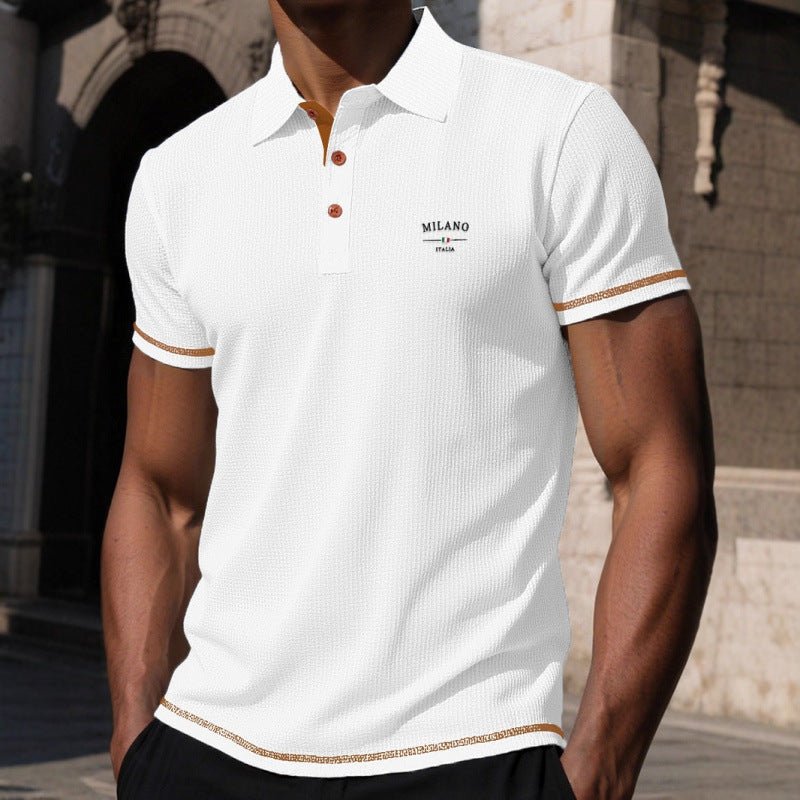 Men's Short Sleeve Ice Silk T-Shirt by Trenches of Mariana