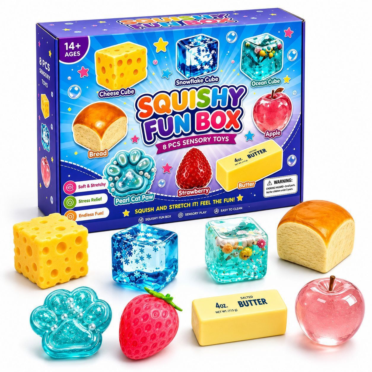 Maltose Stress Relief Squeeze Toy by Trenches of Mariana