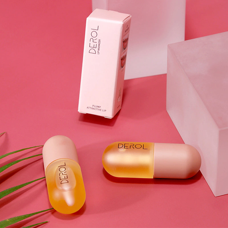 Day Night Instant Volume Lip Plumper Oil Clear Lasting Nourishing Repairing Reduce Lip Fine Line Care Lip Beauty Cosmetic by Trenches of Mariana