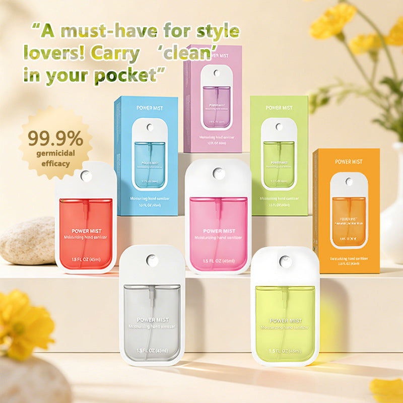 Antibacterial Hand Sanitizer Spray 45ml Moisturizing Fragrance by Trenches of Mariana