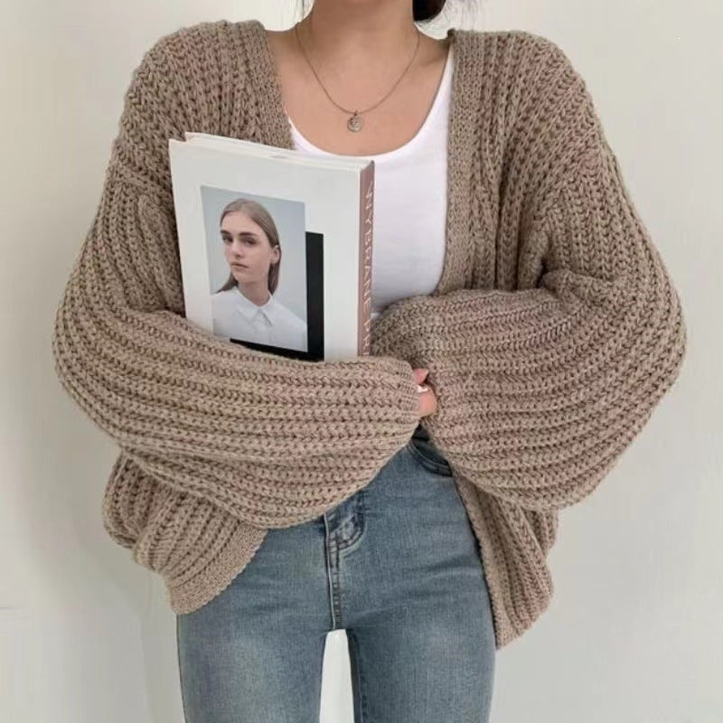 Women's Knitted Cardigan by Trenches of Mariana