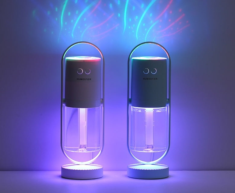 Magic Shadow USB Air Humidifier For Home With Projection Night Lights Ultrasonic Car Mist Maker Mini Office Air Purifier by Trenches of Mariana