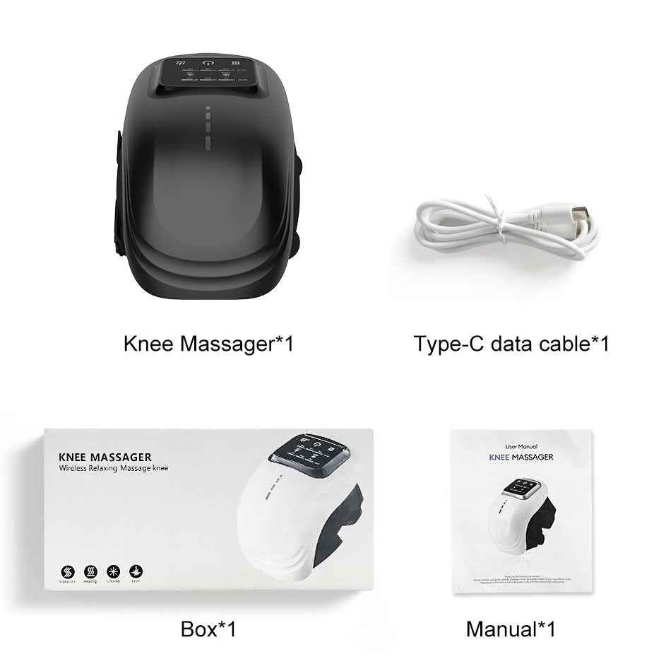 Intelligent Home Use Electric Intelligent Kneading Heating Knee Massager Rechargeable Pain Relief Infrared Laser Vibration Knee Massager by Trenches of Mariana