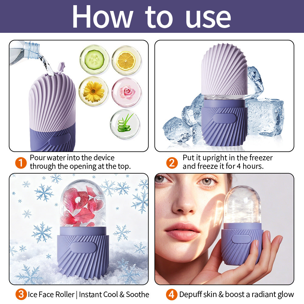 Silicone Facial Ice Cube Mold for Skincare by Trenches of Mariana