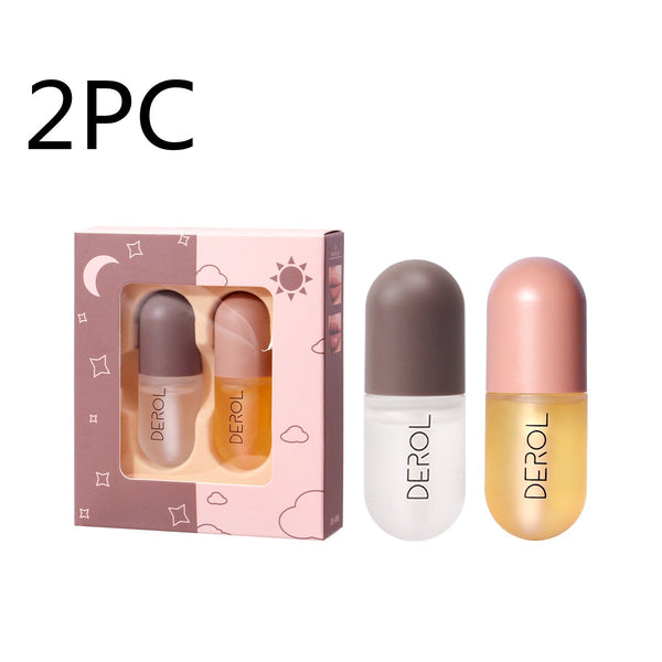 Day Night Instant Volume Lip Plumper Oil Clear Lasting Nourishing Repairing Reduce Lip Fine Line Care Lip Beauty Cosmetic by Trenches of Mariana