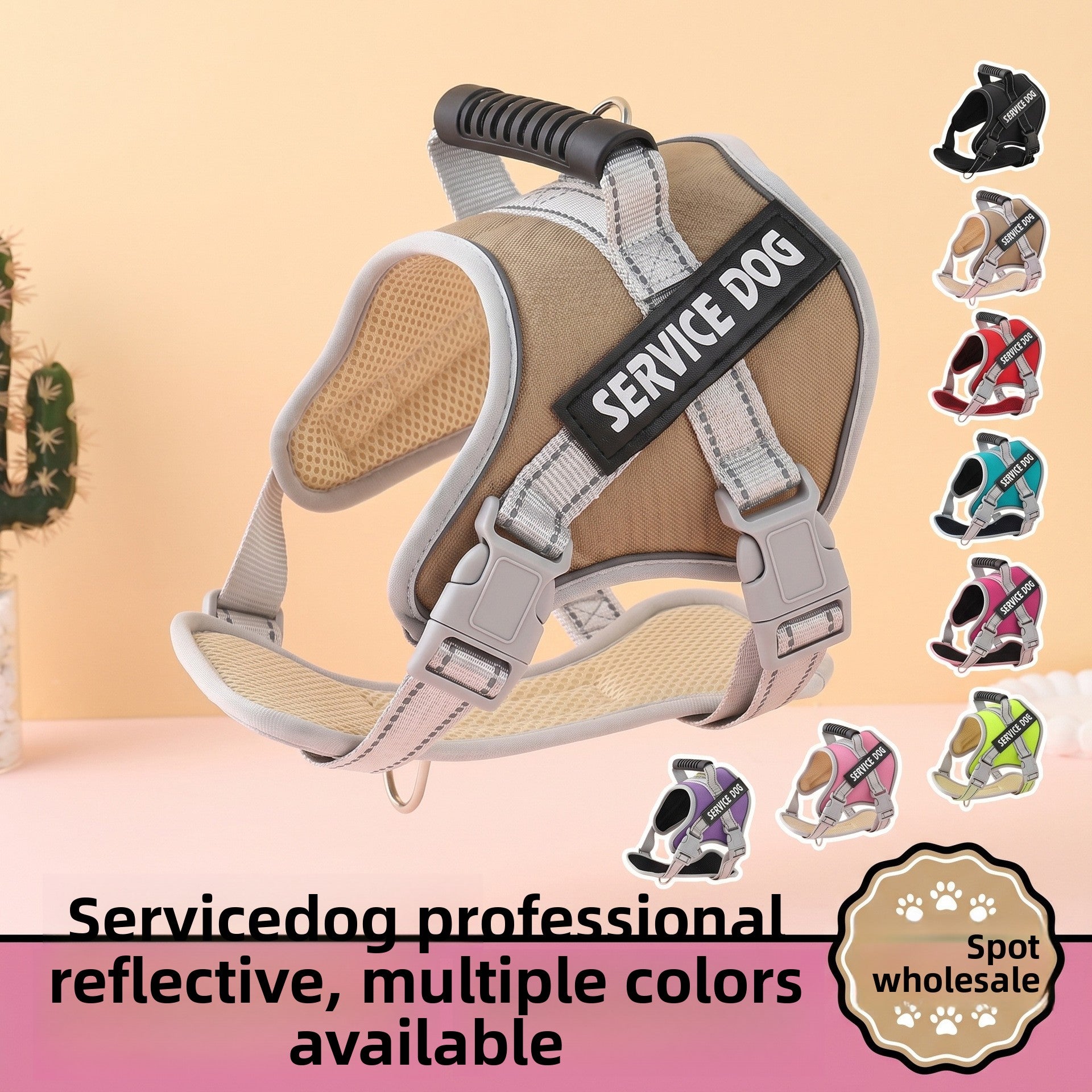 Adjustable Breathable Mesh Dog Harness by Trenches of Mariana
