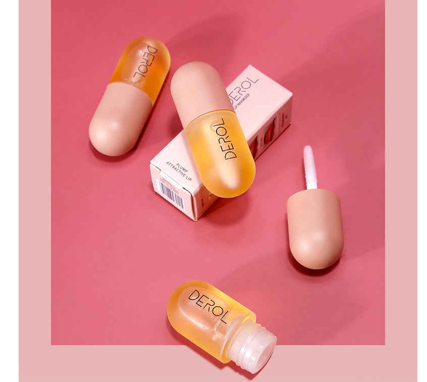 Day Night Instant Volume Lip Plumper Oil Clear Lasting Nourishing Repairing Reduce Lip Fine Line Care Lip Beauty Cosmetic by Trenches of Mariana