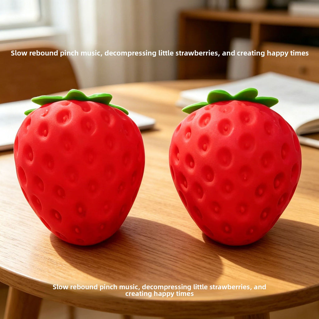 New Slow-Rebound Strawberry Simulation Fruit Model by Trenches of Mariana