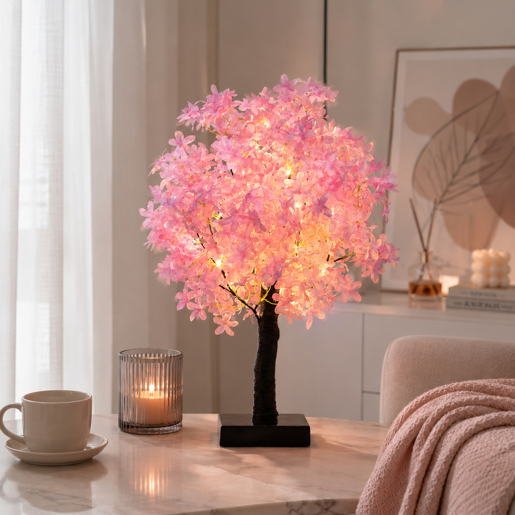 Cherry Blossom Tree Night Light by Trenches of Mariana