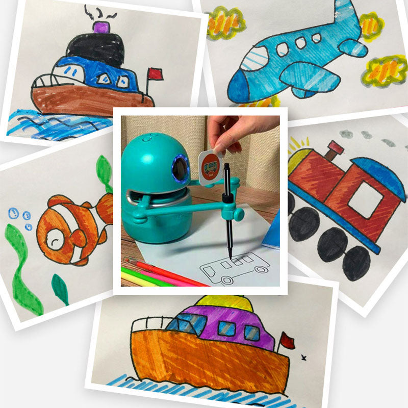 Painting Robot Kindergarten Children Students by Trenches of Mariana