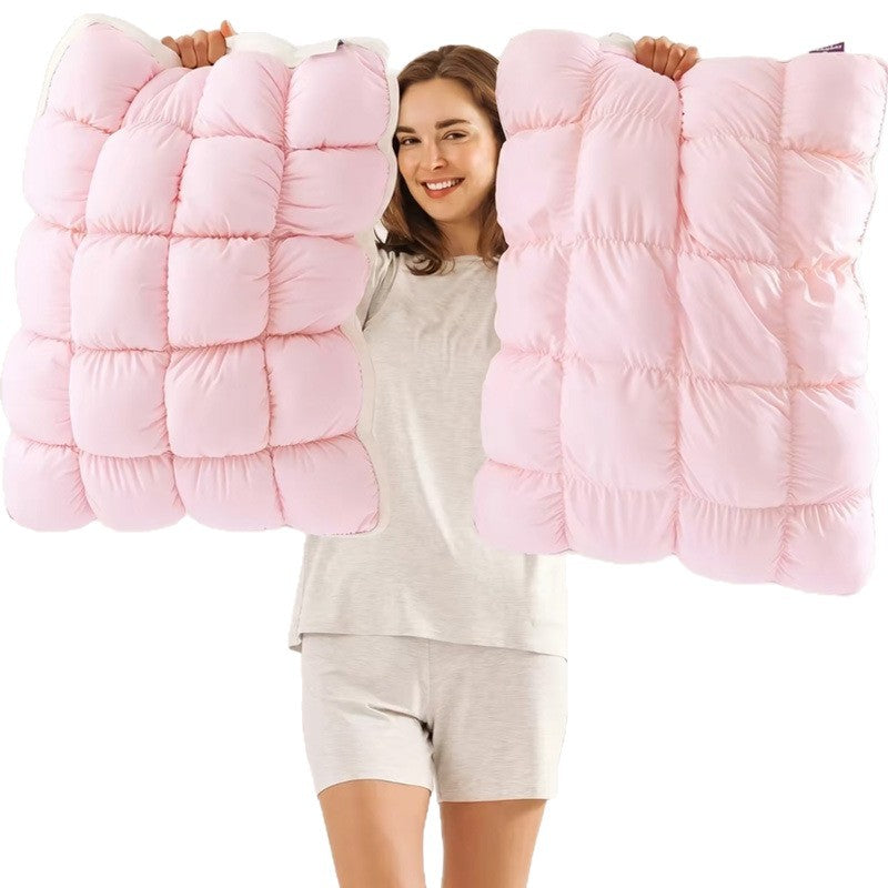 Cloud-shaped Puff Pillow, Pineapple-shaped Pillow, Home-use Single-person High-resilience Fluffy Pillow Core, Cervical-support Pillow by Trenches of Mariana