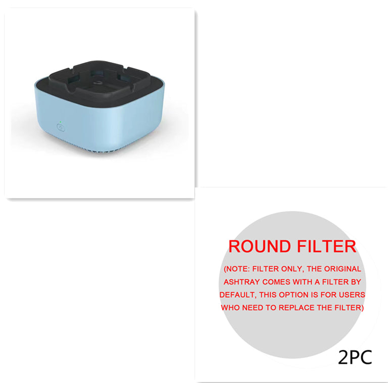 Smoke Removal Air Purification Ashtray Anion Purification Practical Automatic Purifier Ashtray Portable Gadgets For Car Ashtray by Trenches of Mariana