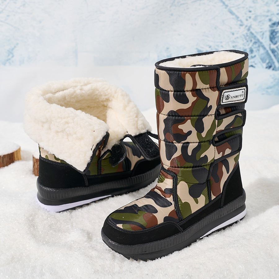 Winter Warm Snow Boots Outdoor Anti-Slip Cotton Shoes by Trenches of Mariana