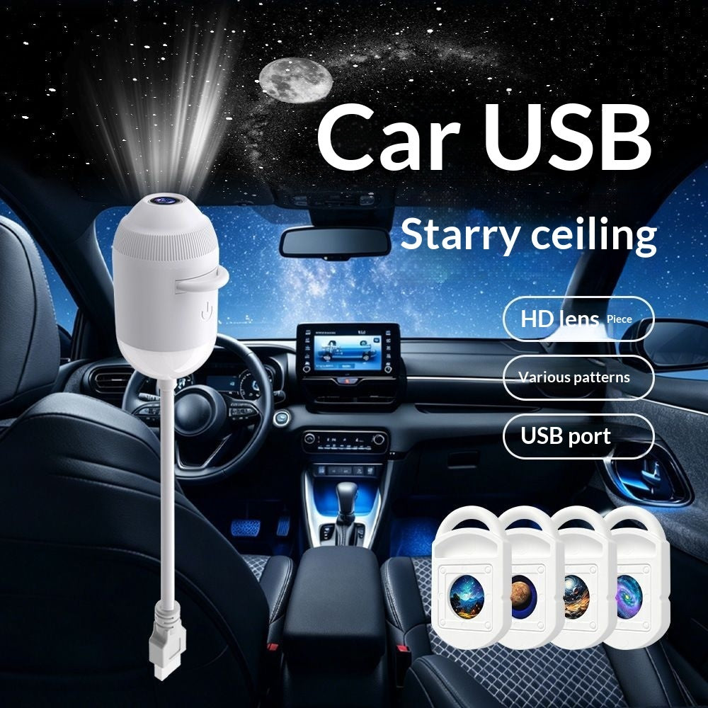 Starry Night Light Projector - Bedroom Ambiance Galaxy Star Projection Lamp for Romantic Ceiling Decor by Trenches of Mariana