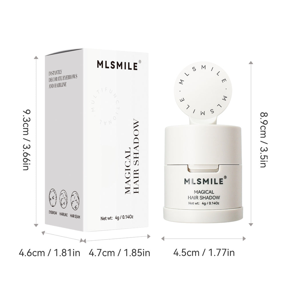 Contouring and shading powder for concealing and filling in hairlines, waterproof and long-lasting eyebrow powder and pomade, multi-functional makeup by Trenches of Mariana