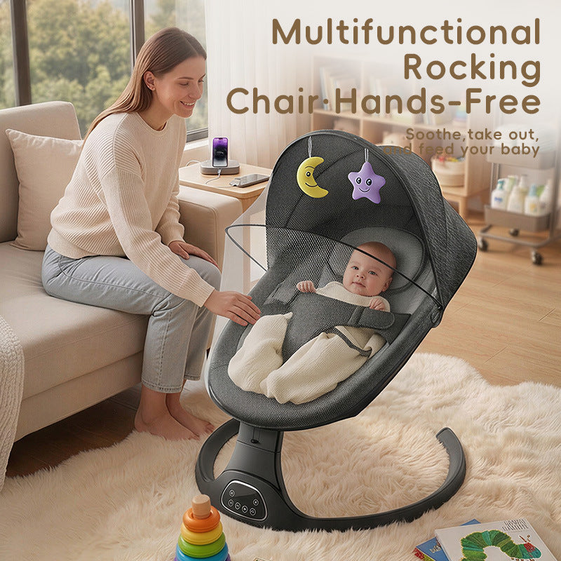 Multifunctional Baby Electric Rocking Chair by Trenches of Mariana