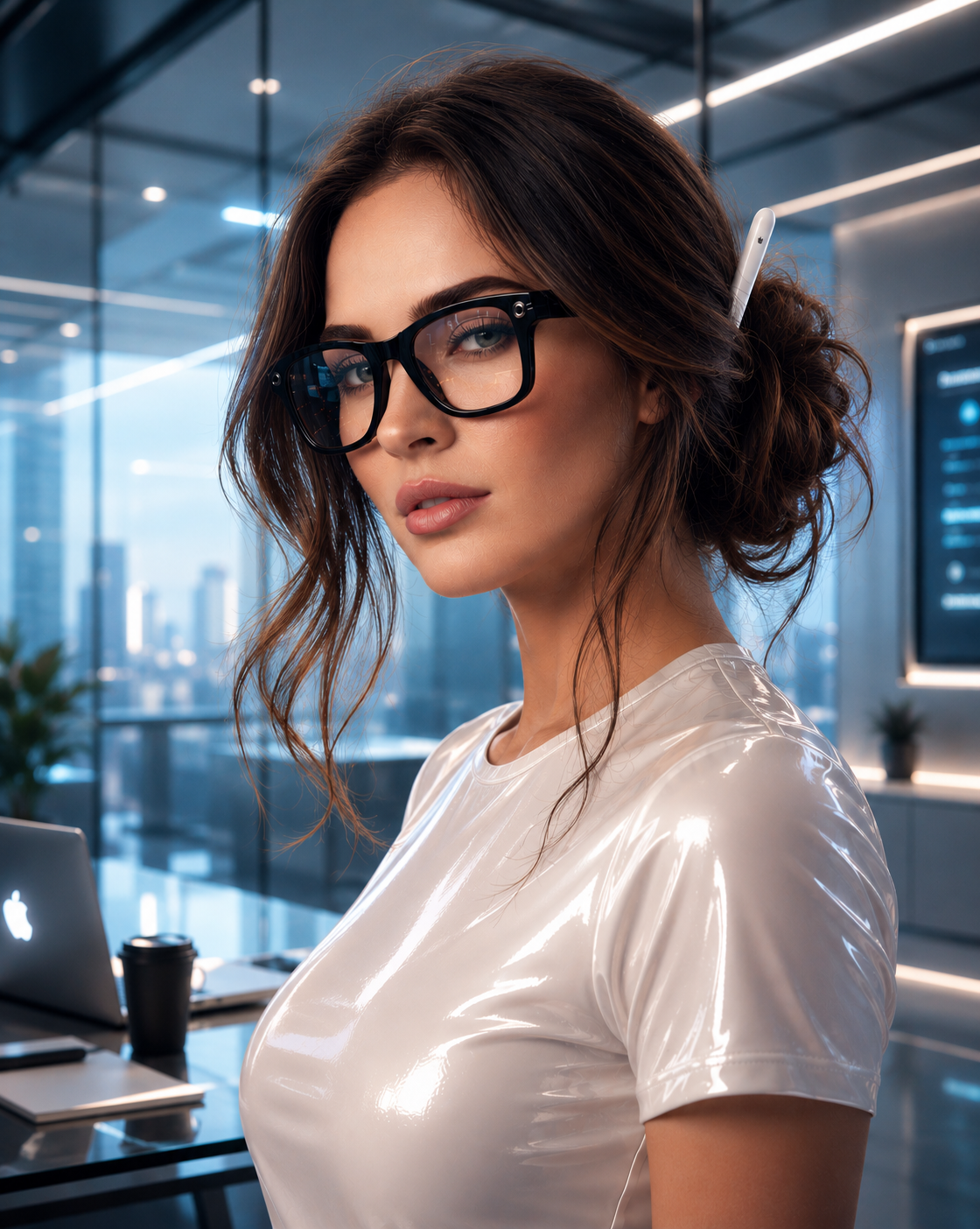 2026 New AI Smart Glasses AI Translation 800W HD Camera 4K Shooting Image Conversation Recording Listening To Music SmartGlasses