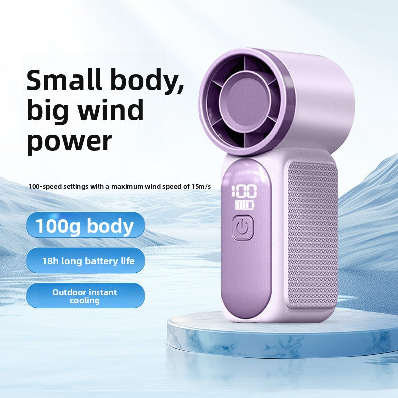 High-speed mini handheld fan by Trenches of Mariana