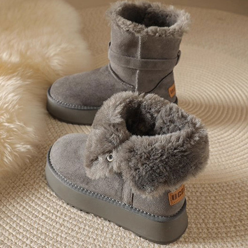 Womens Winter Short Snow Boots by Trenches of Mariana