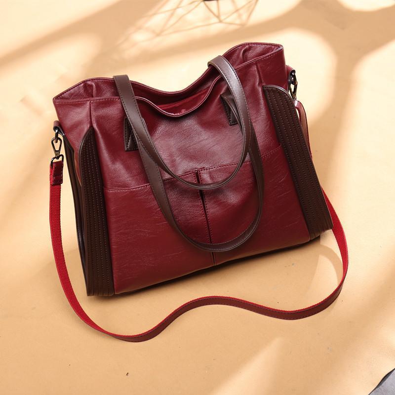 Fashionable Large-Capacity Women's Bag ? New Trendy Casual Handheld, Shouldered, or Crossbody Bag by Trenches of Mariana