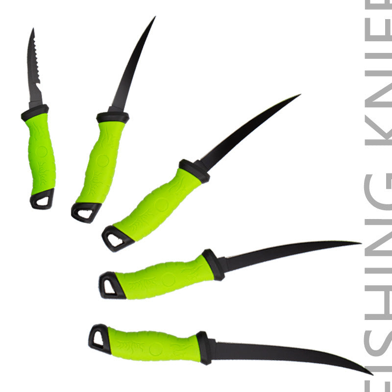Rubber Handle Fishing Fillet Knife by Trenches of Mariana
