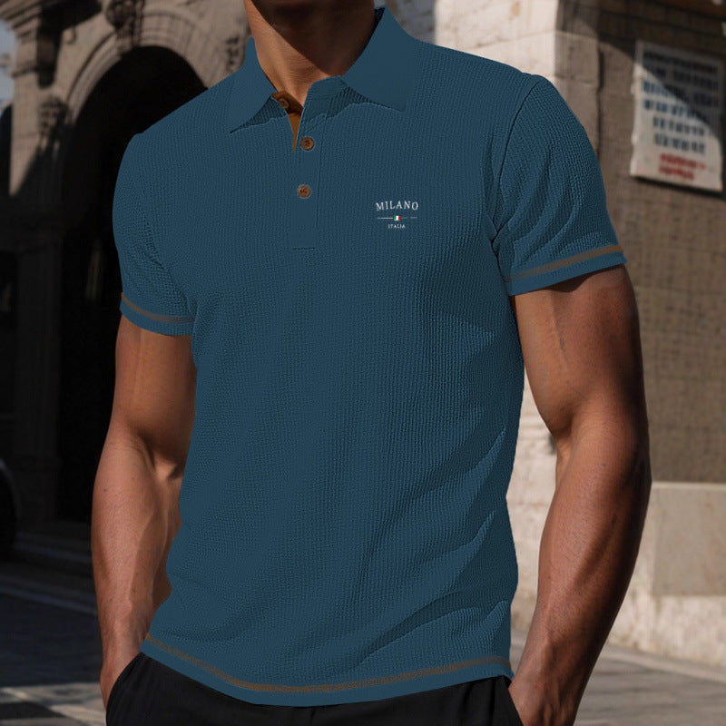 Men's Short Sleeve Ice Silk T-Shirt by Trenches of Mariana