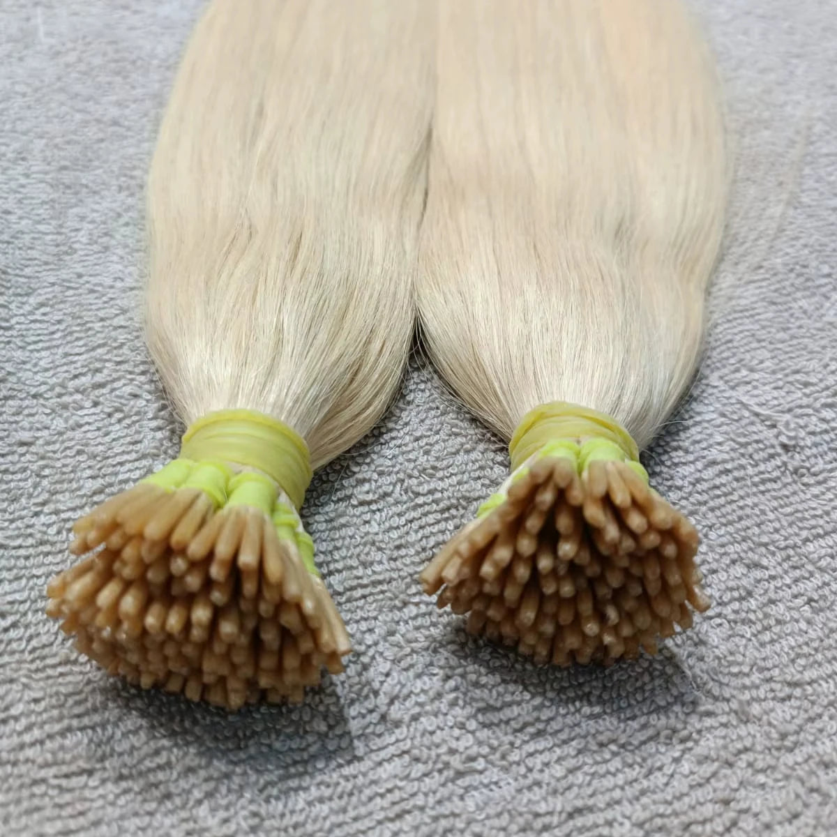 613 Blonde Straight I-Tip Indian Remy Hair Extensions 100% Virgin Cuticle Aligned Single Donor High Quality Wholesale Bulk