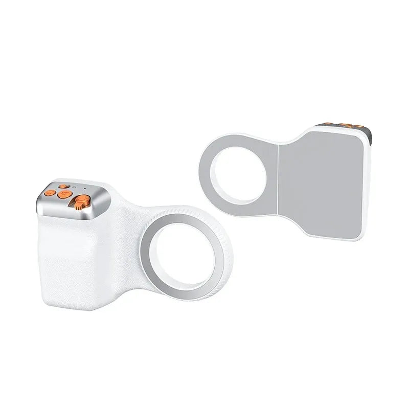 Magnetic Camera Grip with Remote Shutter Fill Light Remote Control Handle Universal for iPhone Androids Phones