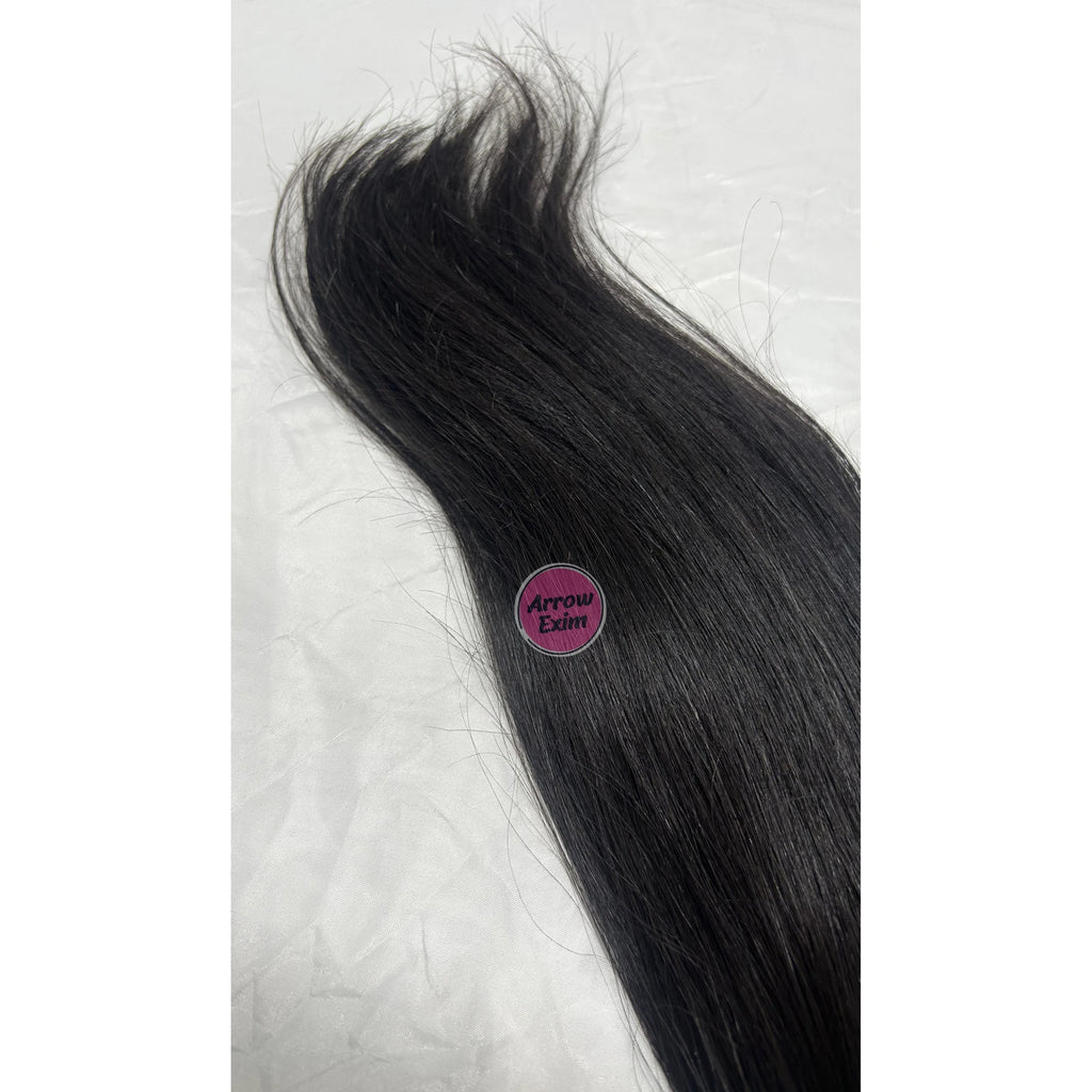Natural Straight I Tip Indian Hair Extensions 100% Virgin Remy Pre Bonded Stick Tips Cuticle Aligned Black Salon Quality Strands