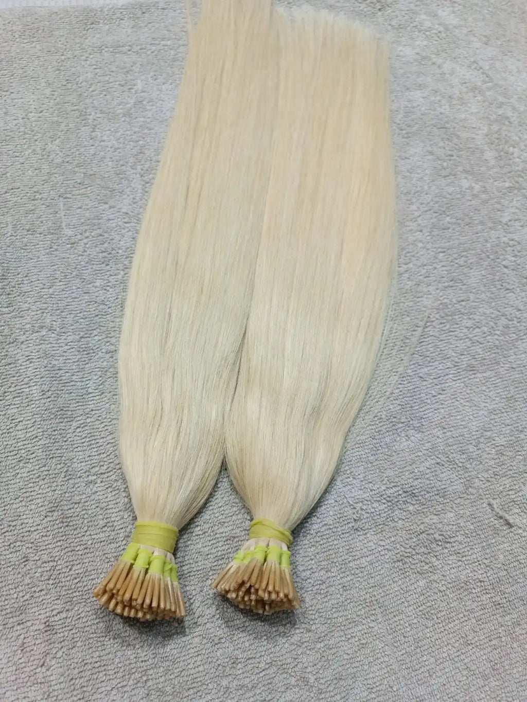 613 Blonde Straight I-Tip Indian Remy Hair Extensions 100% Virgin Cuticle Aligned Single Donor High Quality Wholesale Bulk