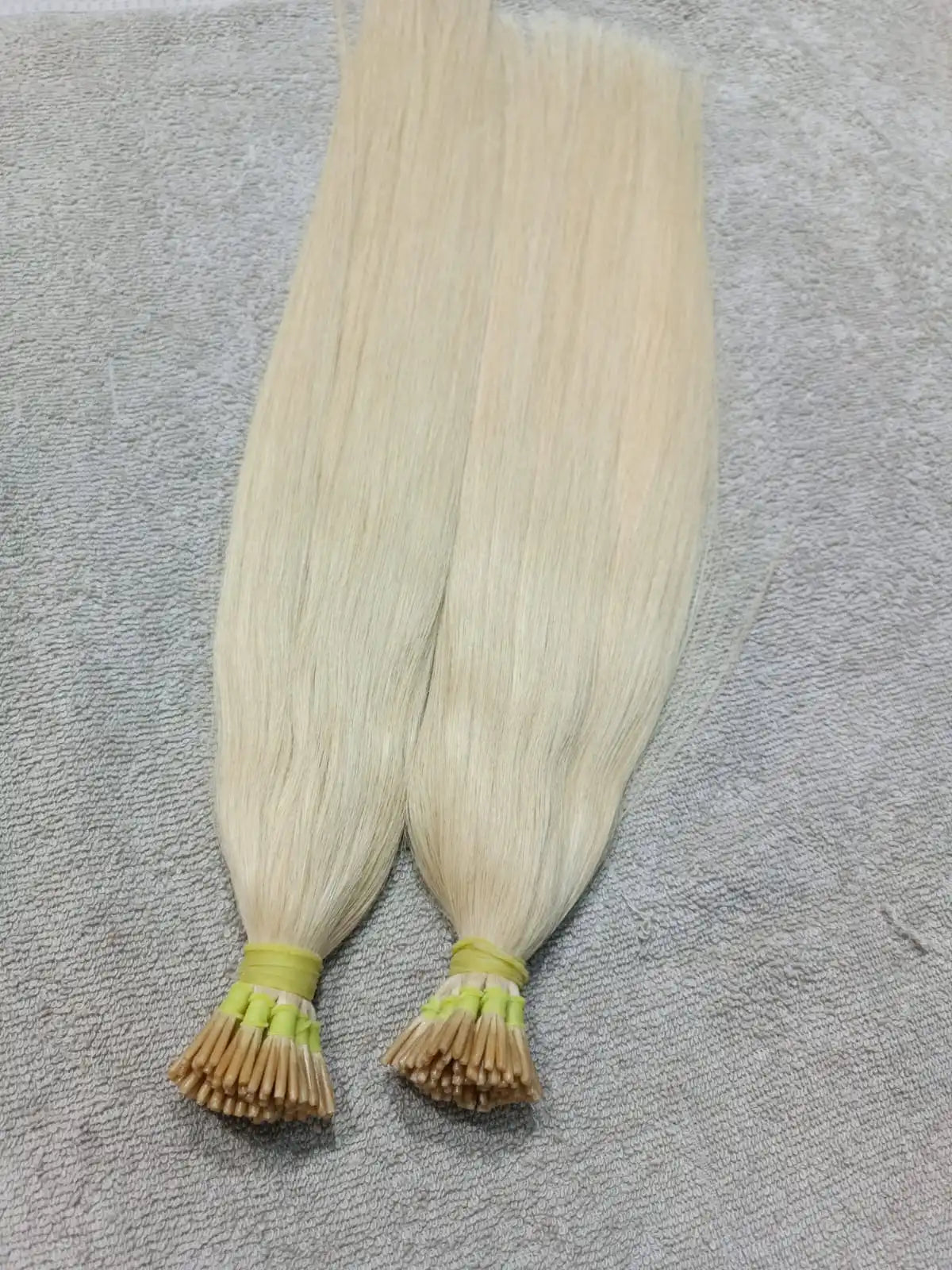 613 Blonde Straight I-Tip Indian Remy Hair Extensions 100% Virgin Cuticle Aligned Single Donor High Quality Wholesale Bulk