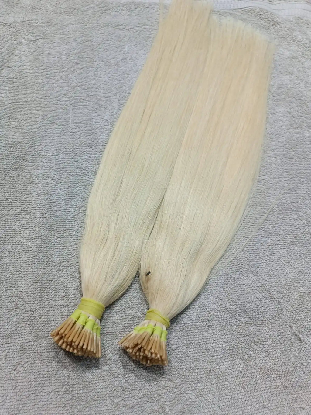 613 Blonde Straight I-Tip Indian Remy Hair Extensions 100% Virgin Cuticle Aligned Single Donor High Quality Wholesale Bulk