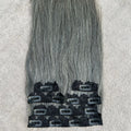 10A Grade Remy Chinese Hair Silky Straight Wave Clip-in Hair Extensions Minimum Order 1 Piece