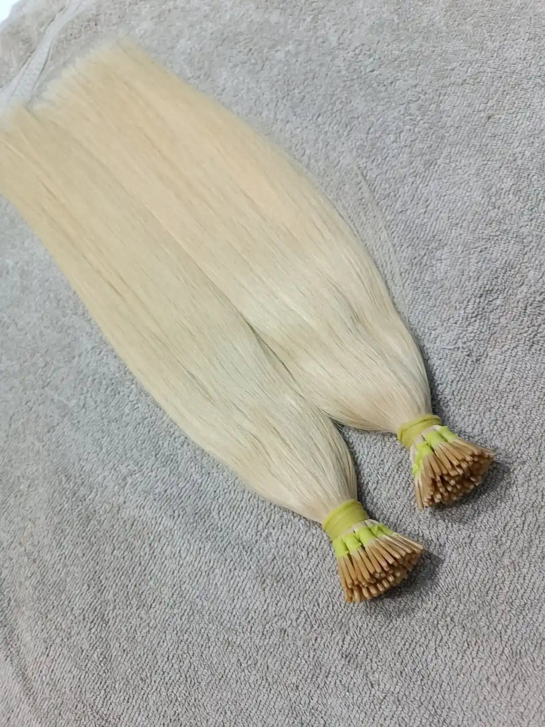 613 Blonde Straight I-Tip Indian Remy Hair Extensions 100% Virgin Cuticle Aligned Single Donor High Quality Wholesale Bulk