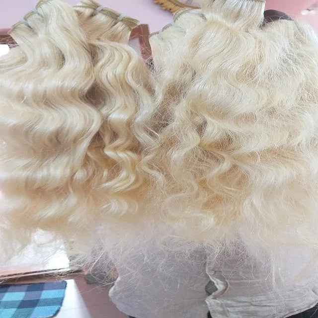 Blonde Human Hair Extensions
