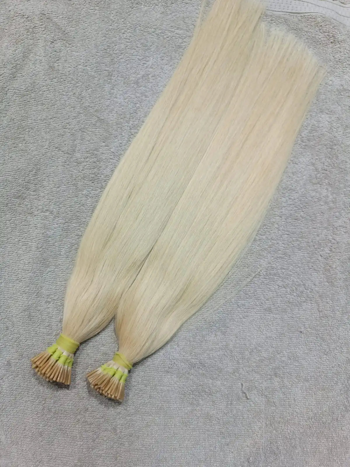 613 Blonde Straight I-Tip Indian Remy Hair Extensions 100% Virgin Cuticle Aligned Single Donor High Quality Wholesale Bulk