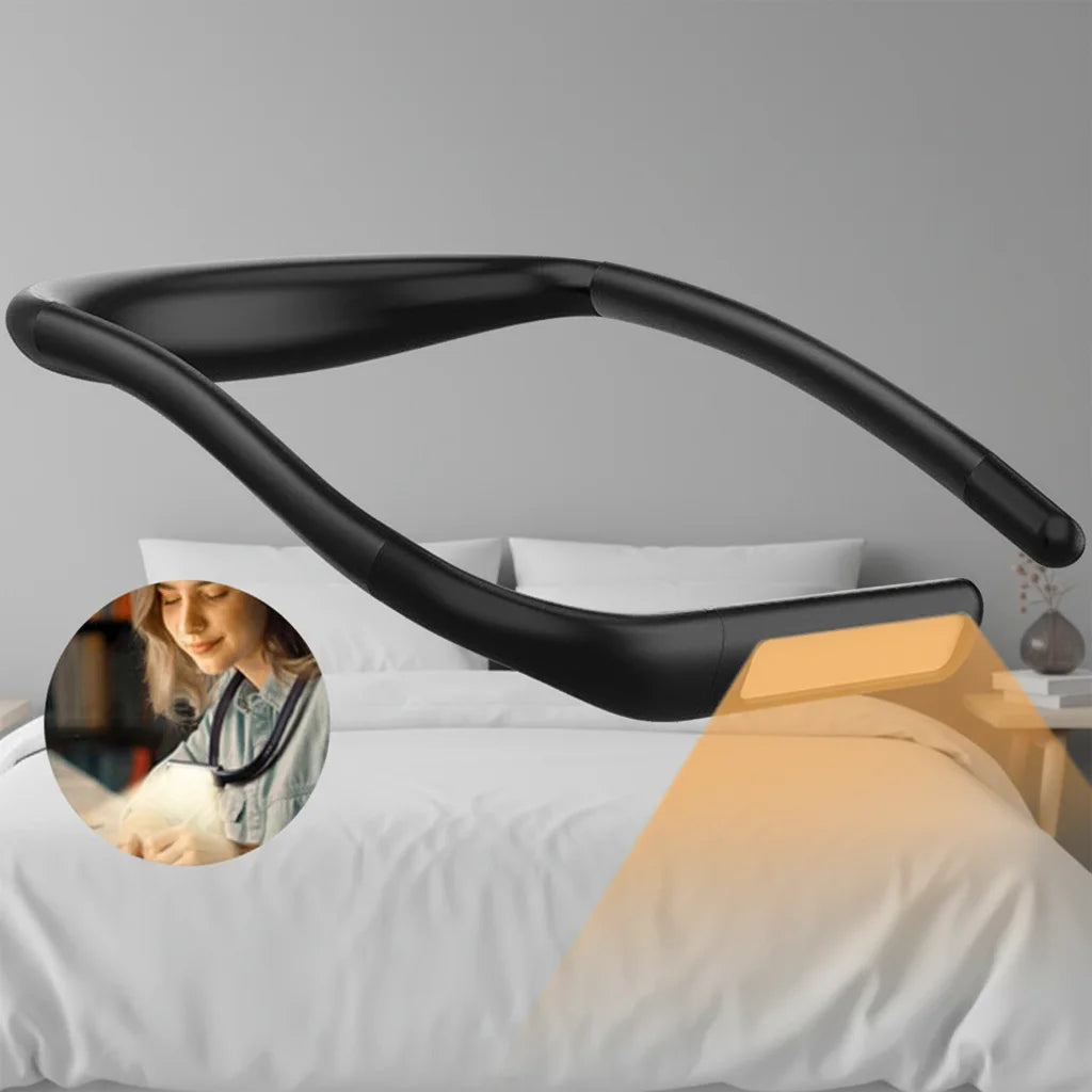 Manufacturer Production Portable Type C Rechargeable Flexible Led Neck Reading Light Book Lamp Dimmable Eye Caring by Trenches of Mariana