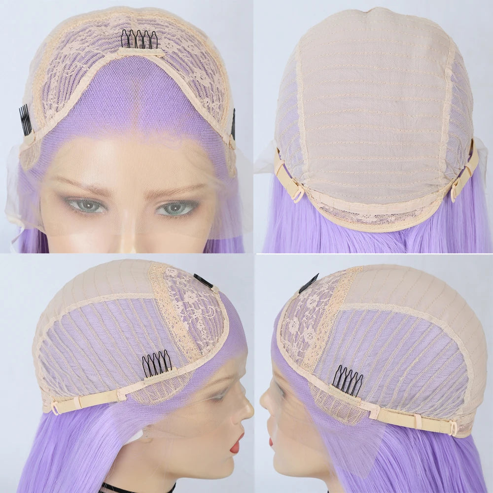 ASHY LAVENDER Blonde SYNTHETIC WIG
