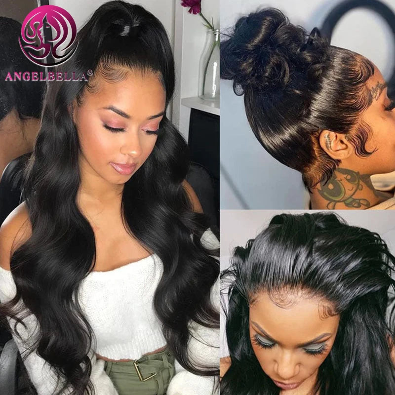 Brazilian Human Hair Wigs 360 Full Lace Wholesale 100% Raw Virgin Hd Lace Frontal Wigs Raw Virgin Body Wave Cuticle Aligned Hair