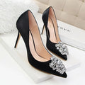Korean Shining Crystal Simple  High Heels