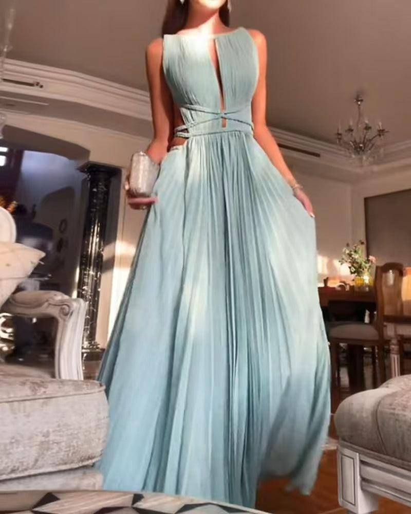 Amazon Cross-border Pleated Dress